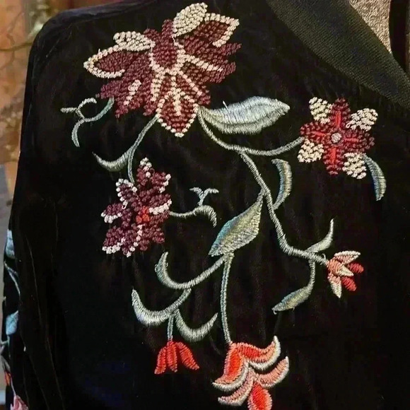 Anna, a new approach women’s extra large velvet like zip up jacket. - Picture 2 of 12